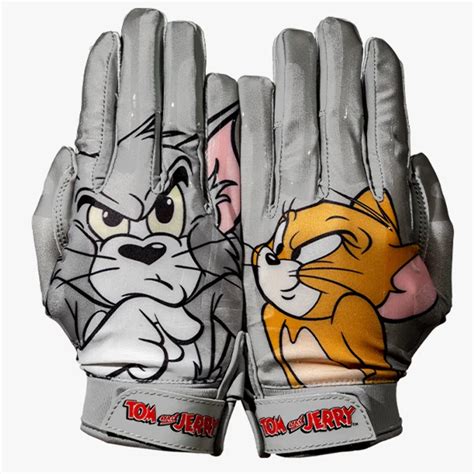 Please watch till the end. . Tom and jerry football gloves